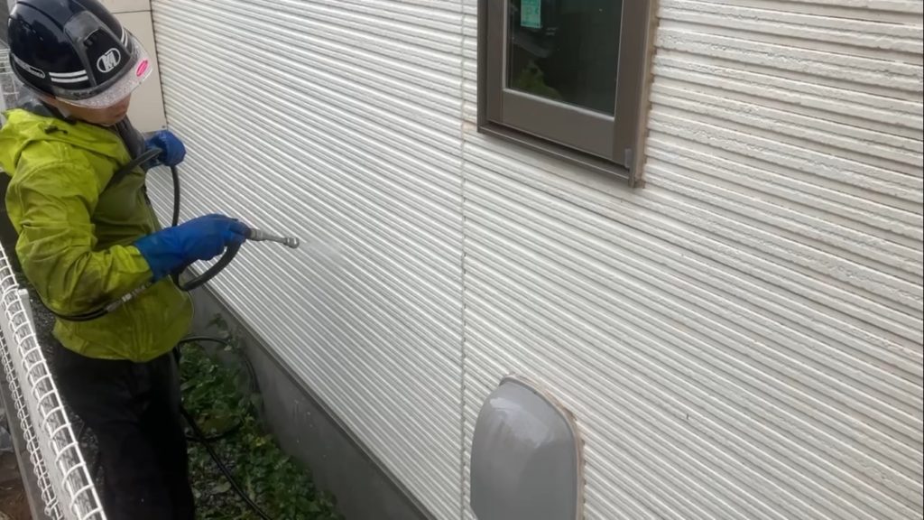 画像：一般住宅外壁洗浄工事